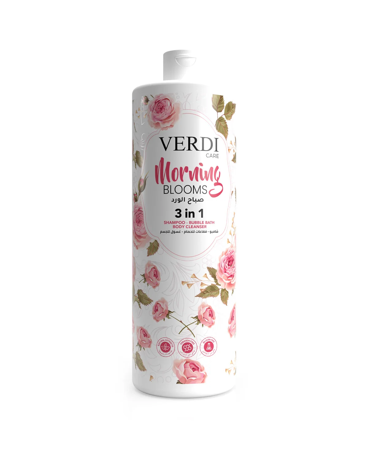 Morning Blossom 3in1 Shampoo, Bubble Bath, Body Cleanser