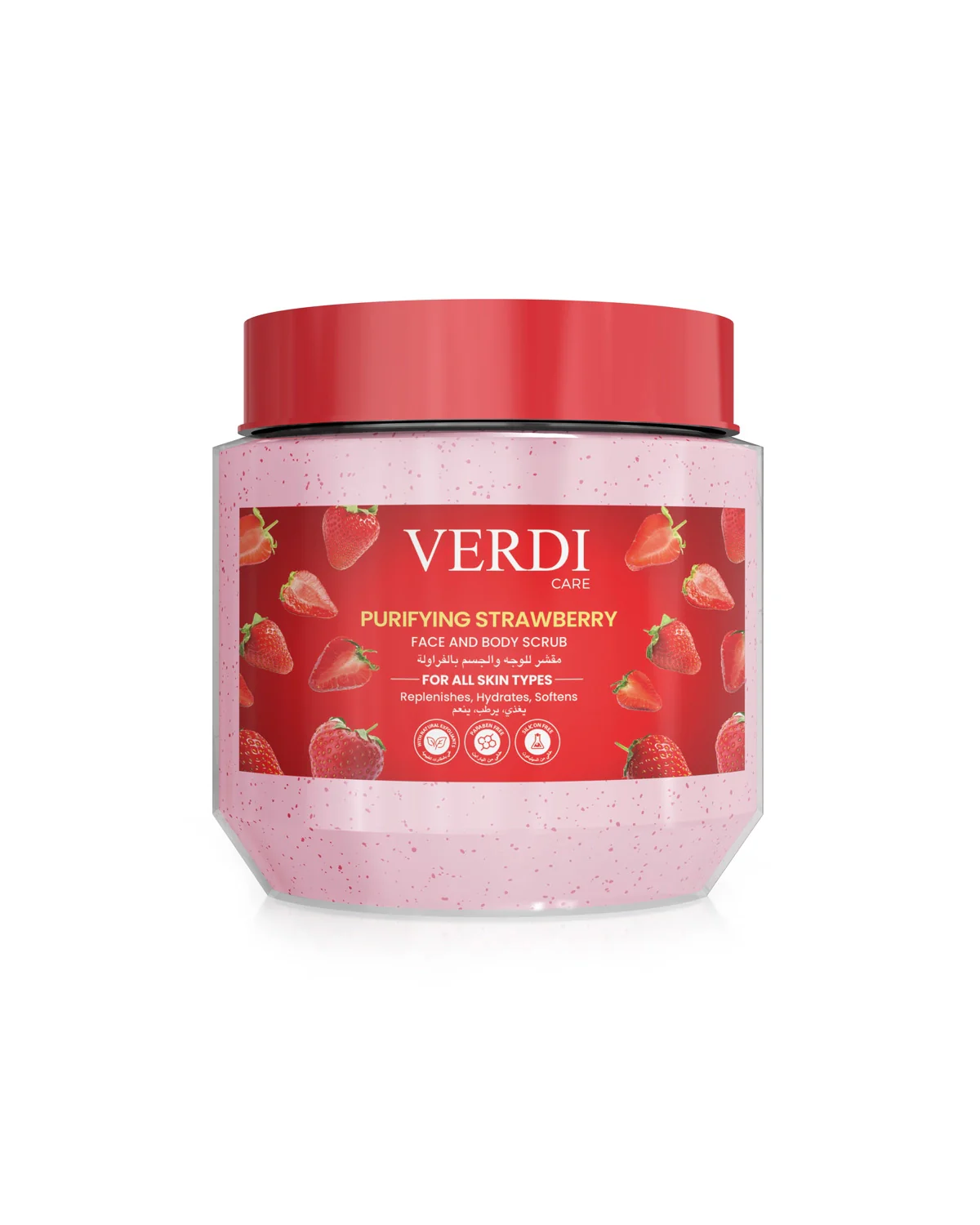 Purifying Strawberry Face & Body Scrub