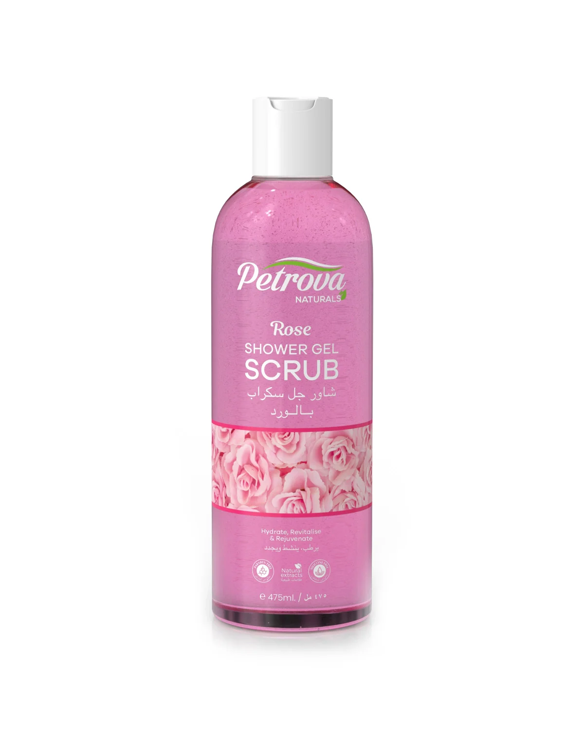 Rose Shower Gel Scrub 475ml